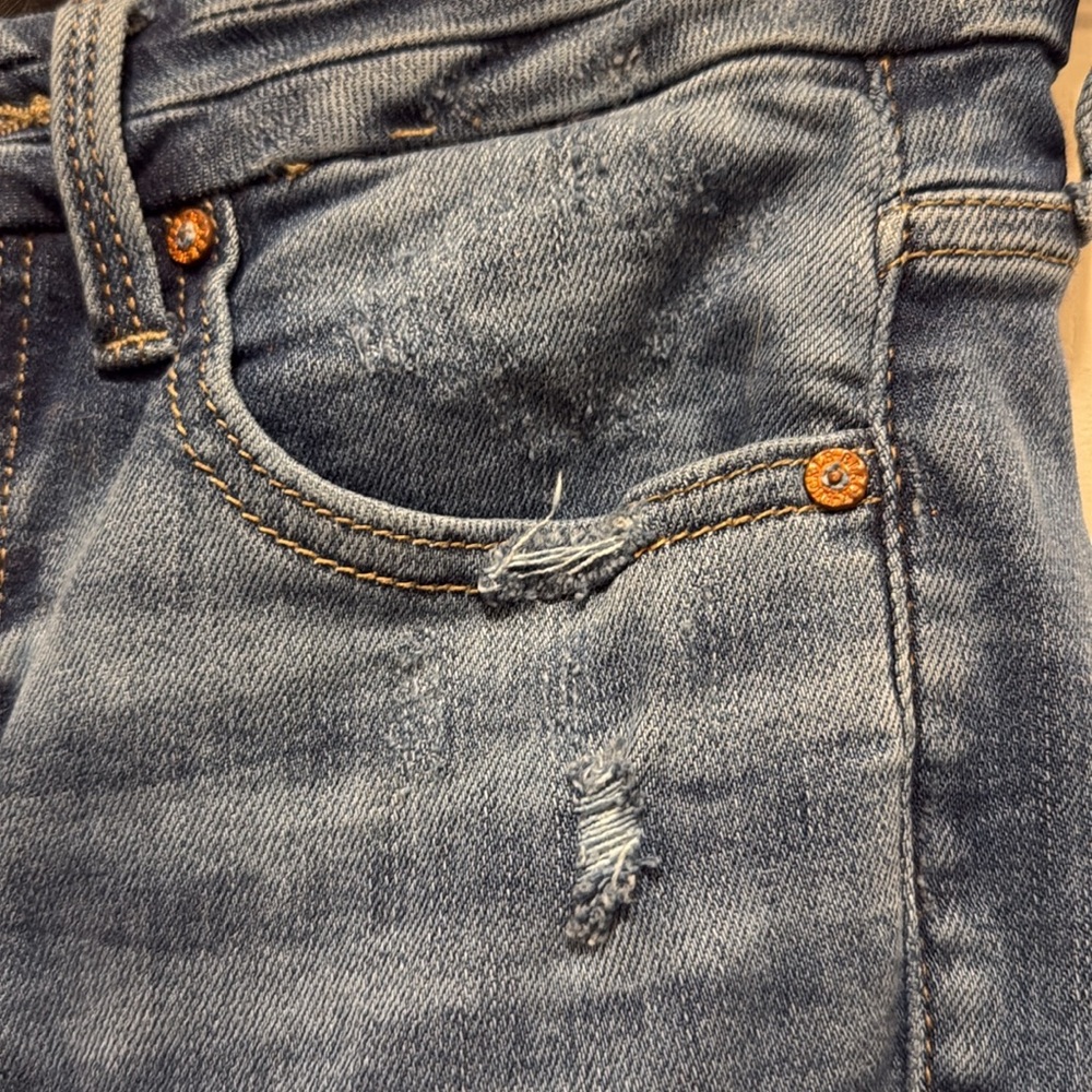 Women's Buckle Black Skinny Blue Jeans 27x30 - Picture 4 of 12